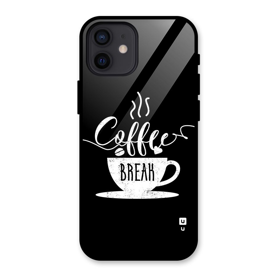 Coffee Break Glass Back Case for iPhone 12