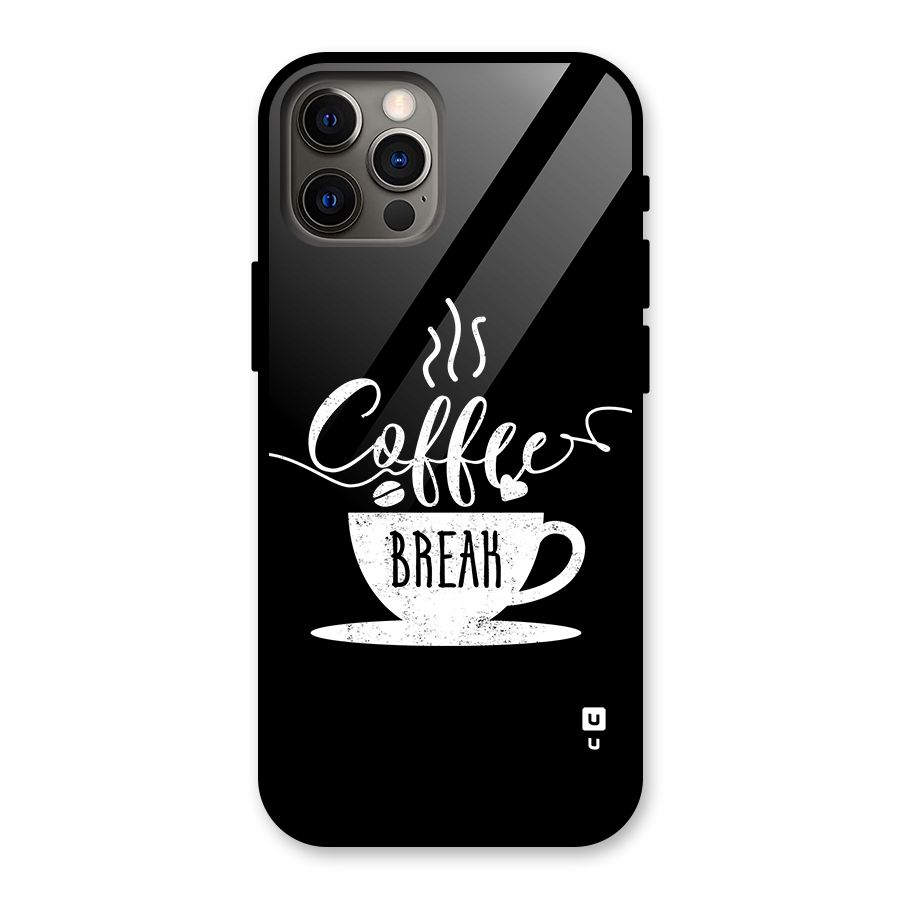 Coffee Break Glass Back Case for iPhone 12 Pro