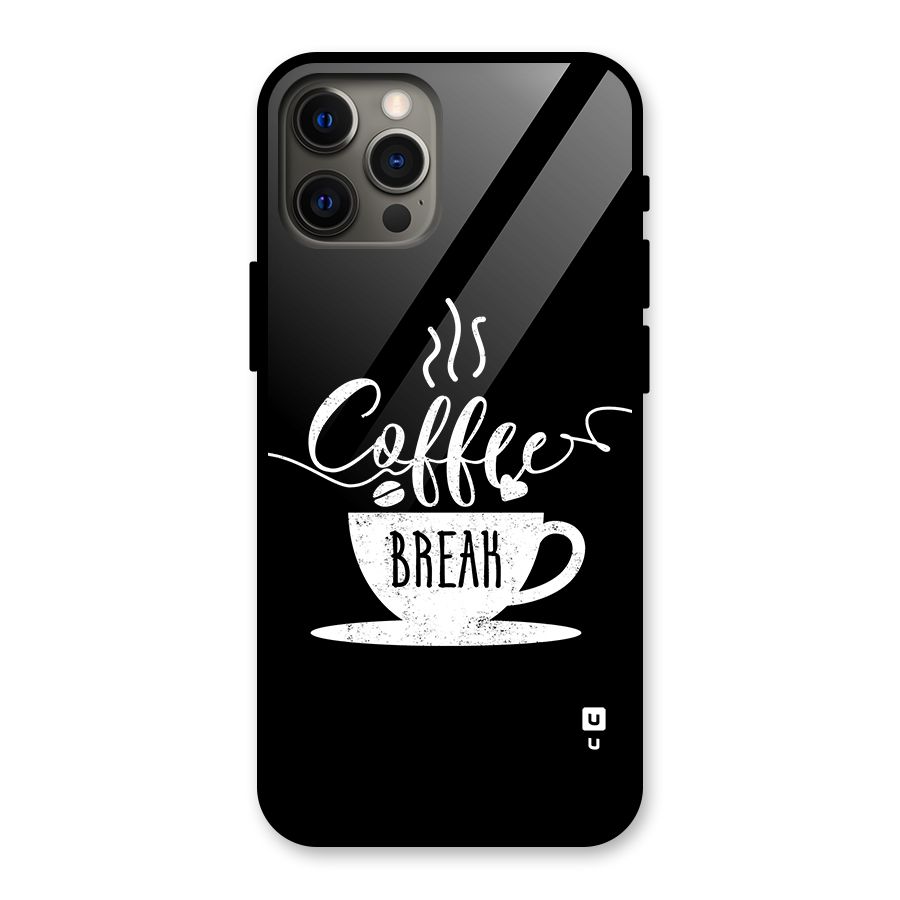 Coffee Break Glass Back Case for iPhone 12 Pro Max