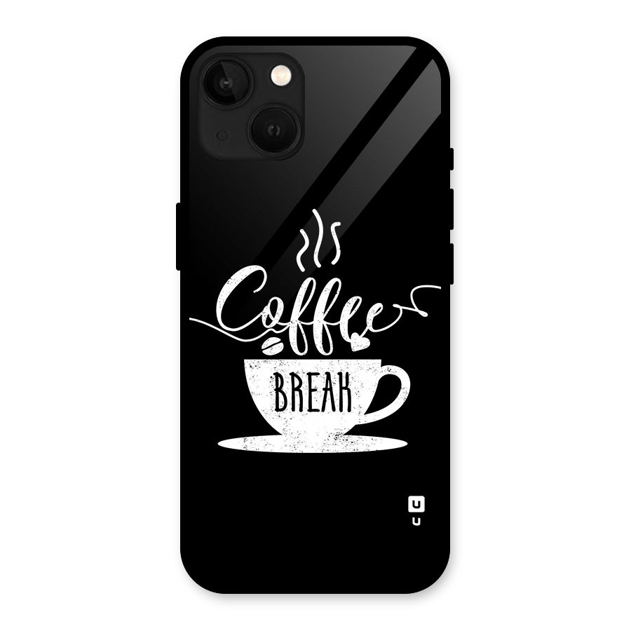 Coffee Break Glass Back Case for iPhone 13