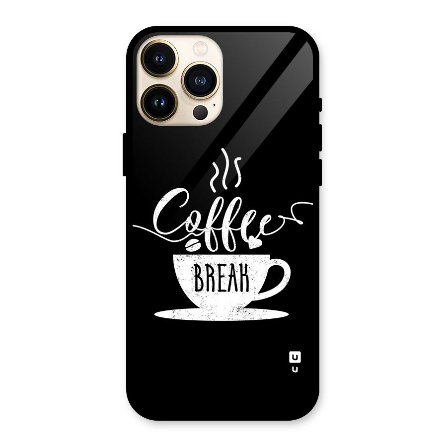 Coffee Break Glass Back Case for iPhone 13 Pro Max