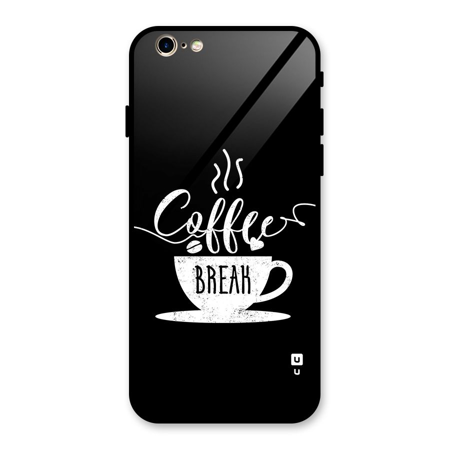 Coffee Break Glass Back Case for iPhone 6 6S