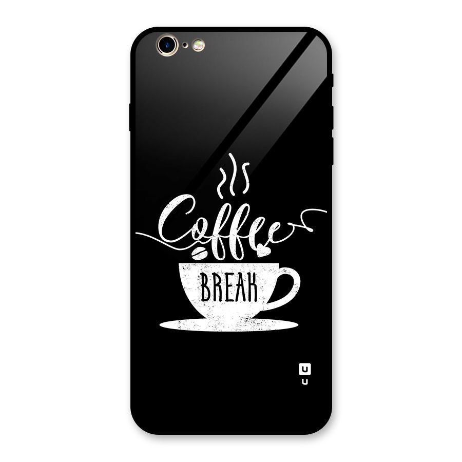 Coffee Break Glass Back Case for iPhone 6 Plus 6S Plus