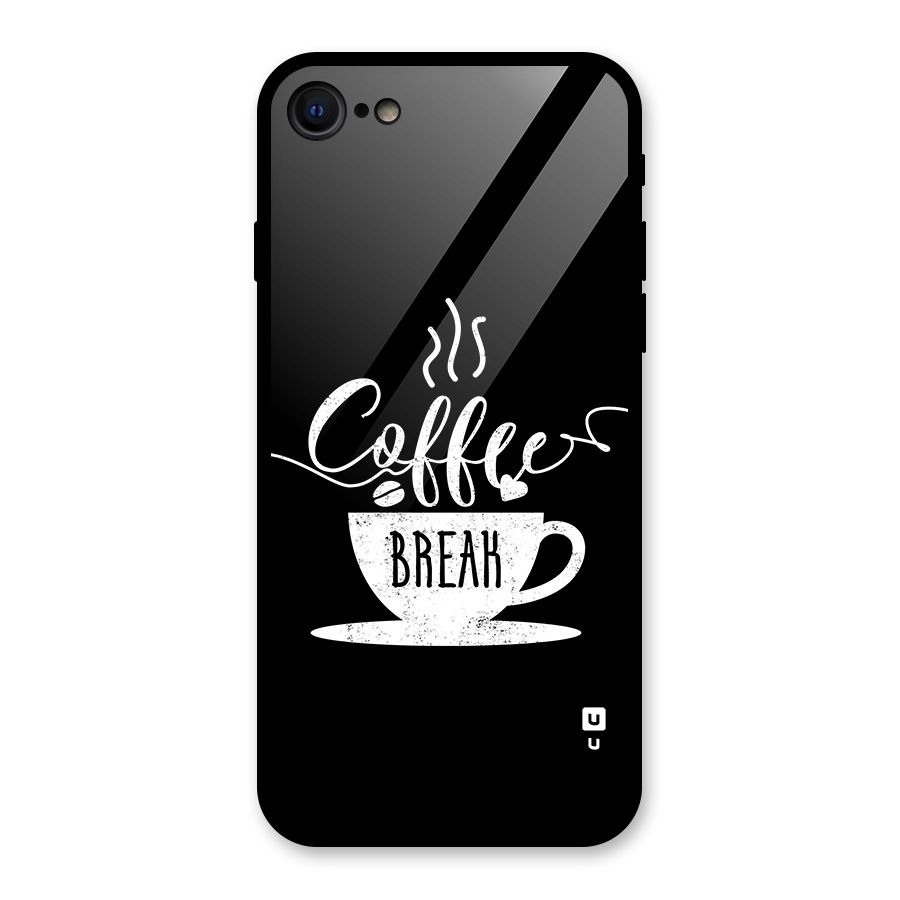 Coffee Break Glass Back Case for iPhone 7