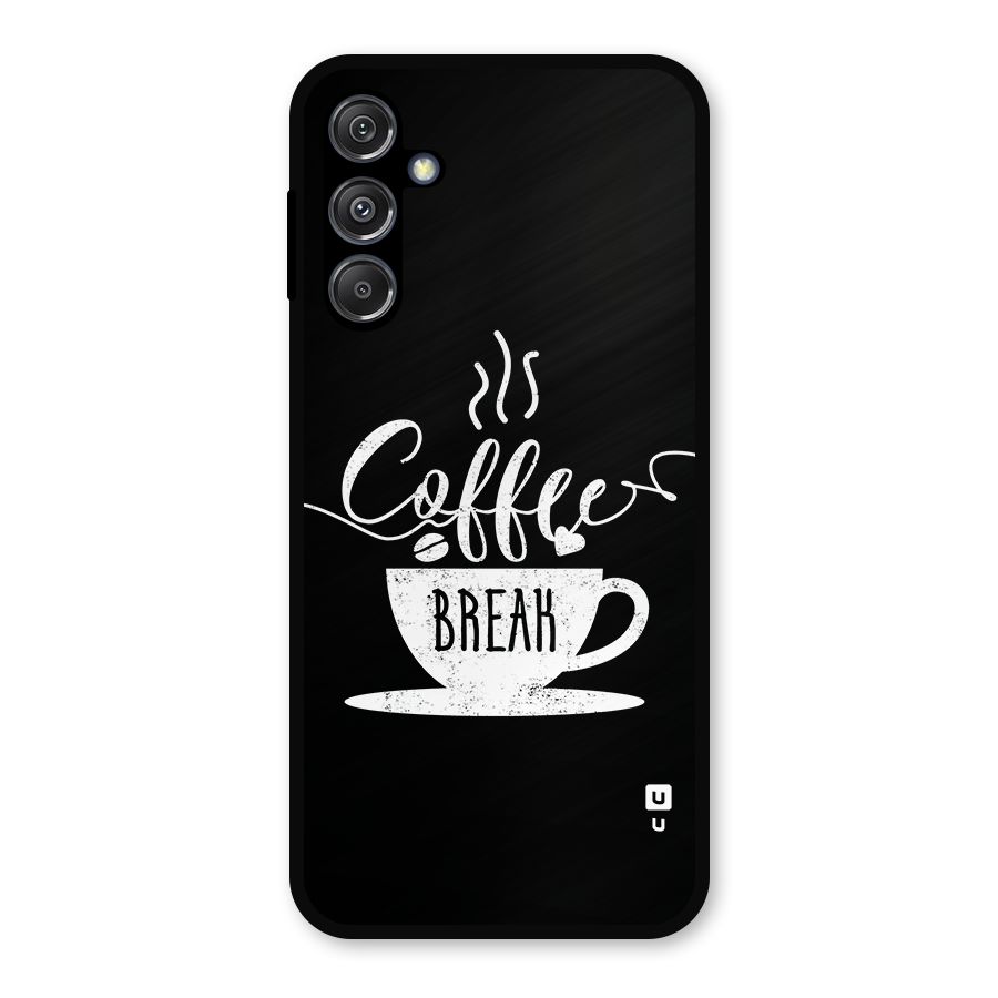 Coffee Break Metal Back Case for Galaxy M34 5G