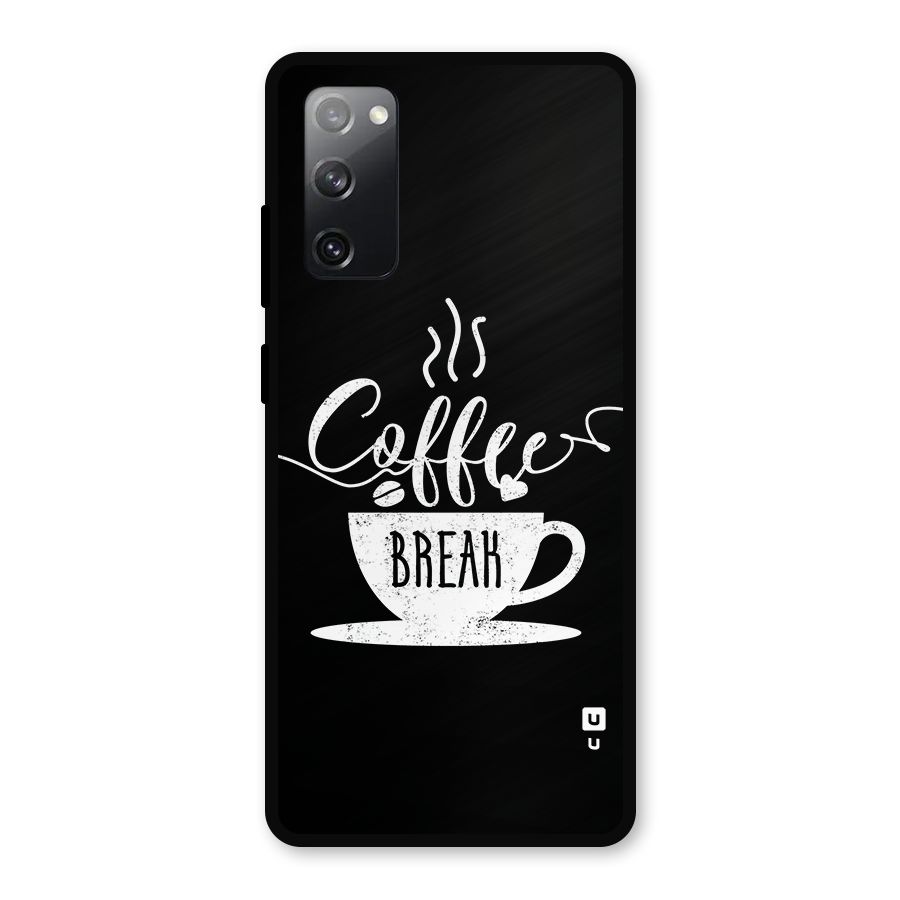 Coffee Break Metal Back Case for Galaxy S20 FE 5G