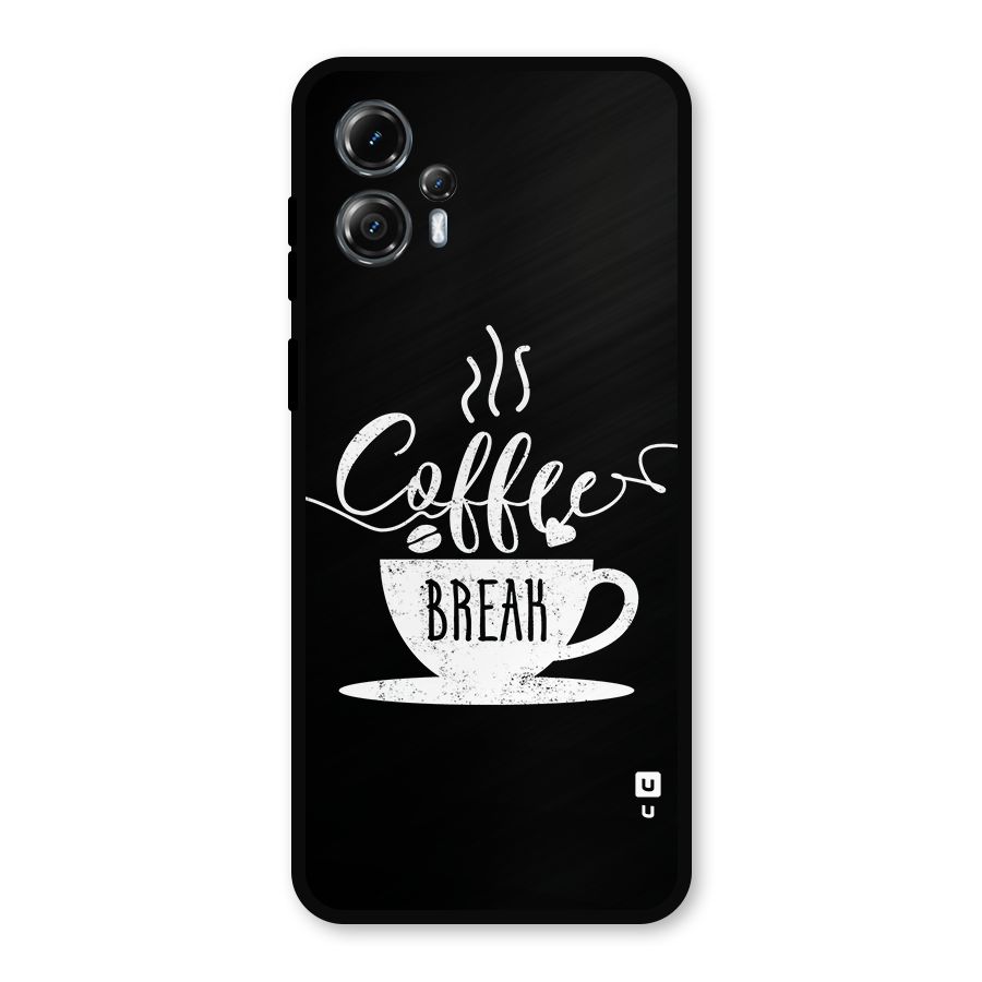 Coffee Break Metal Back Case for Moto G13