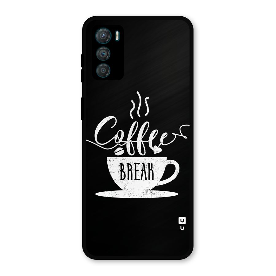 Coffee Break Metal Back Case for Moto G42