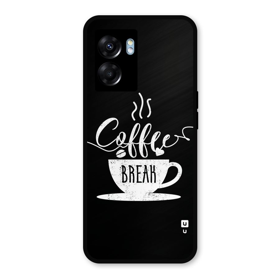 Coffee Break Metal Back Case for Oppo K10 (5G)