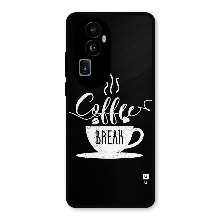 Coffee Break Metal Back Case for Oppo Reno10 Pro Plus