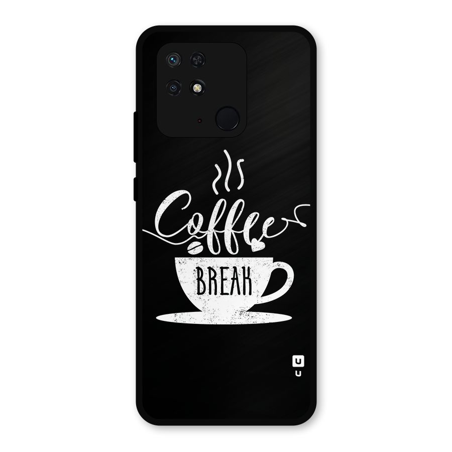 Coffee Break Metal Back Case for Redmi 10