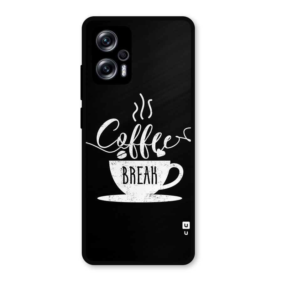 Coffee Break Metal Back Case for Redmi K50i