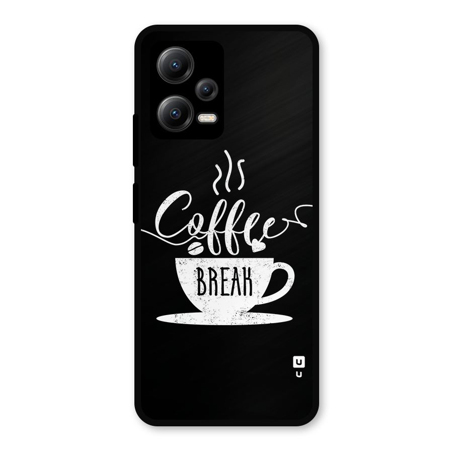Coffee Break Metal Back Case for Redmi Note 12 5G