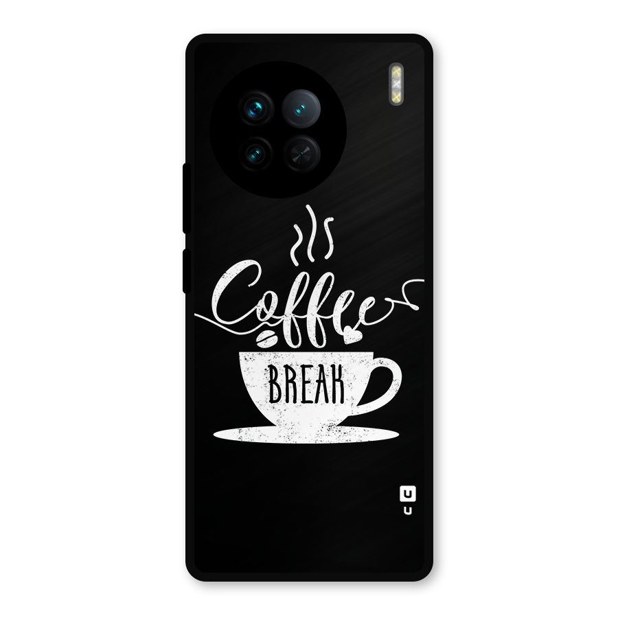 Coffee Break Metal Back Case for Vivo X90