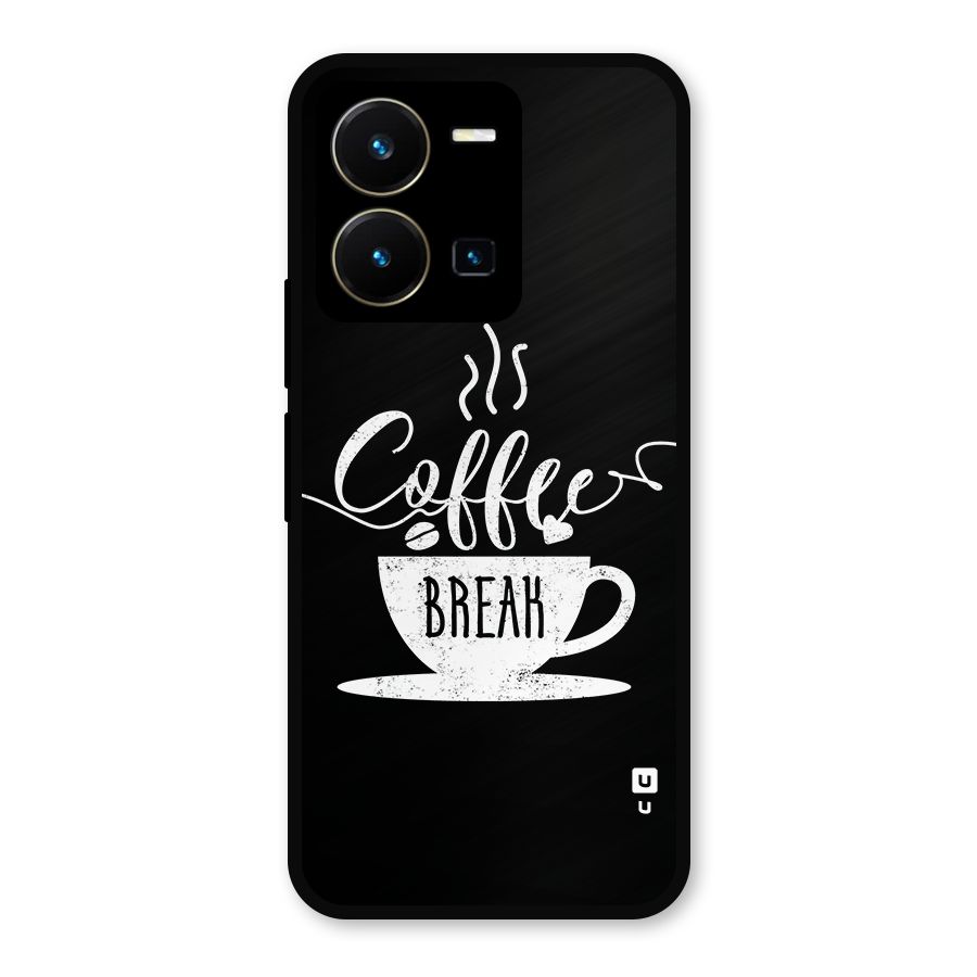 Coffee Break Metal Back Case for Vivo Y35