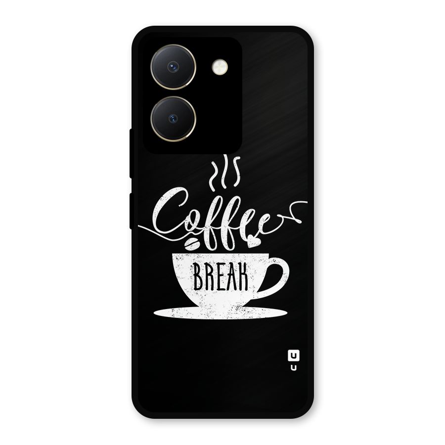 Coffee Break Metal Back Case for Vivo Y36