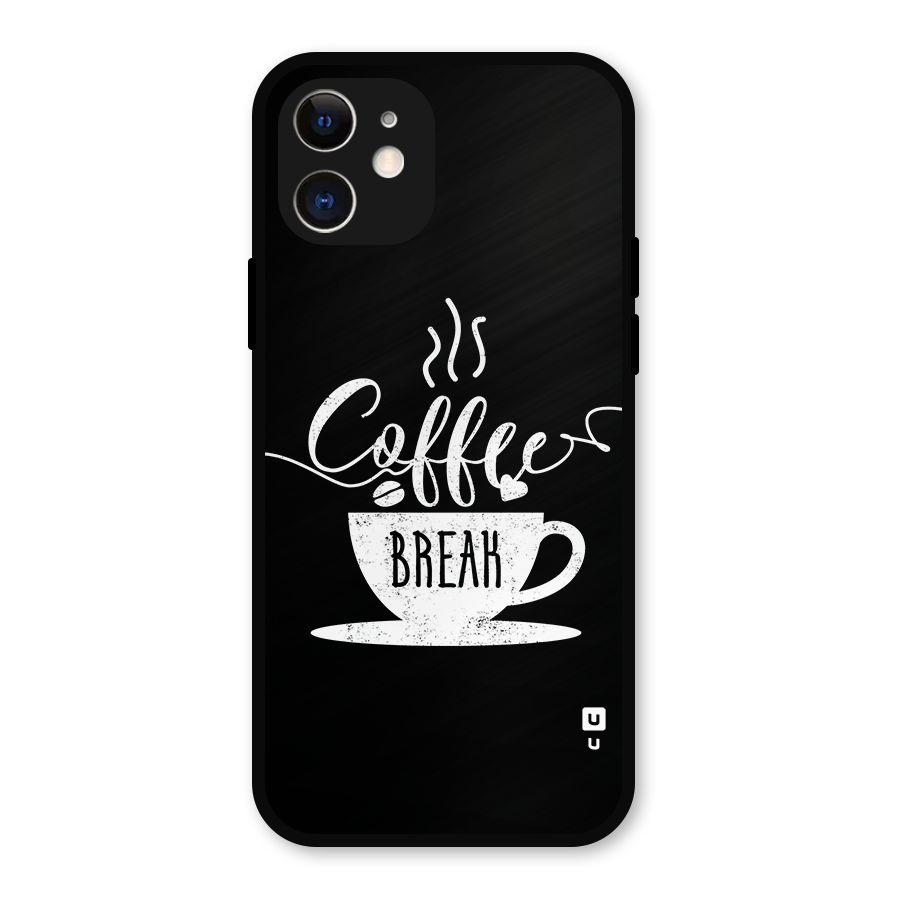 Coffee Break Metal Back Case for iPhone 12