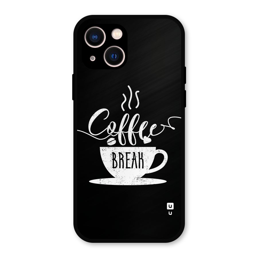 Coffee Break Metal Back Case for iPhone 13