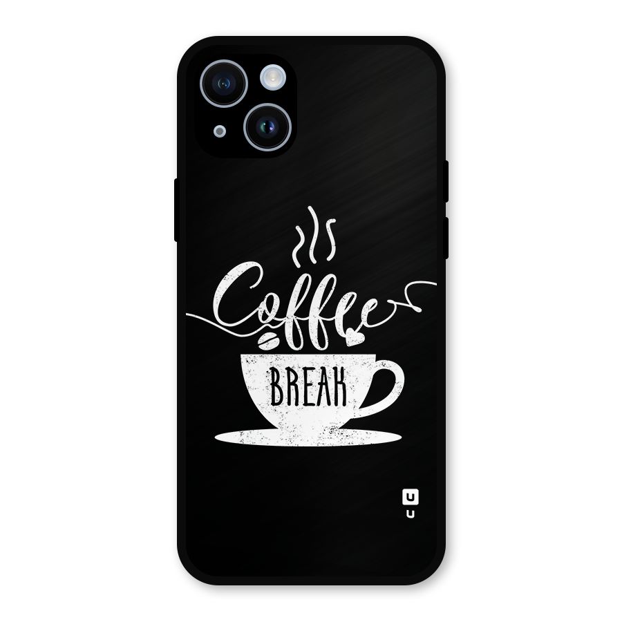 Coffee Break Metal Back Case for iPhone 14