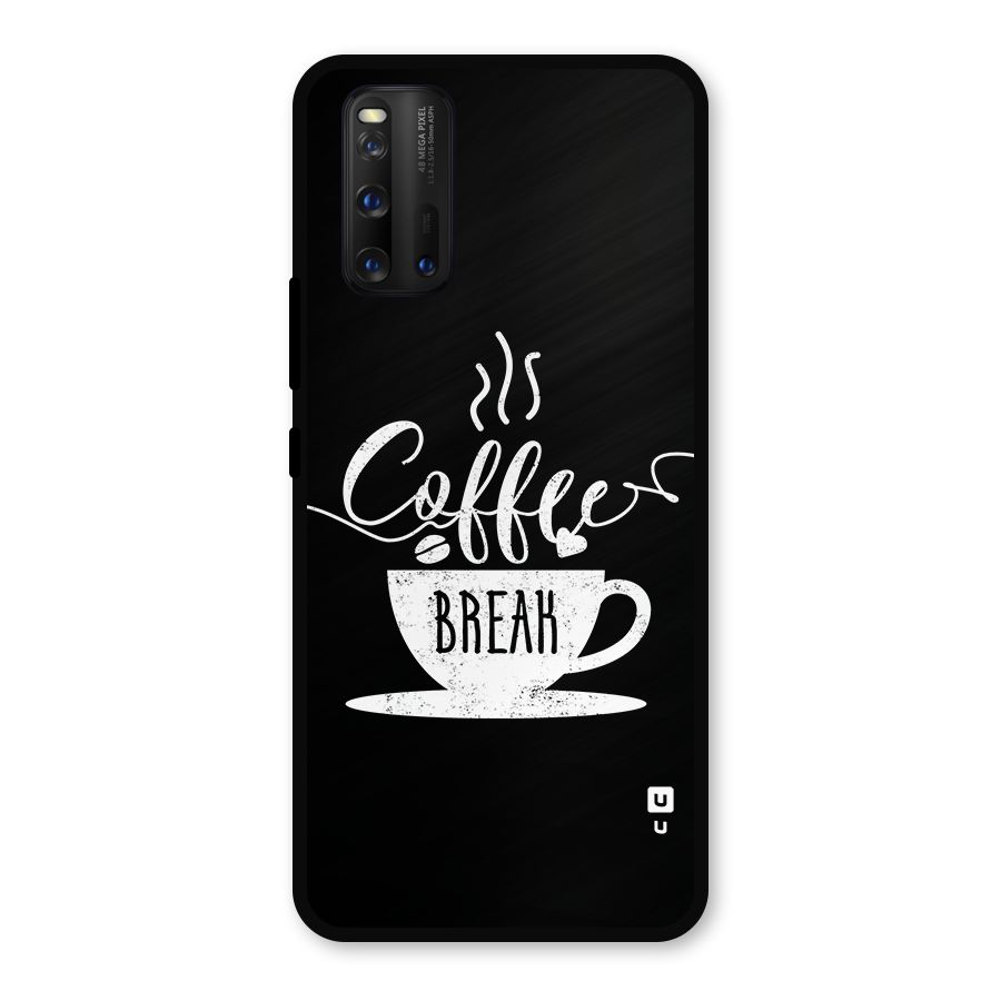 Coffee Break Metal Back Case for iQOO 3