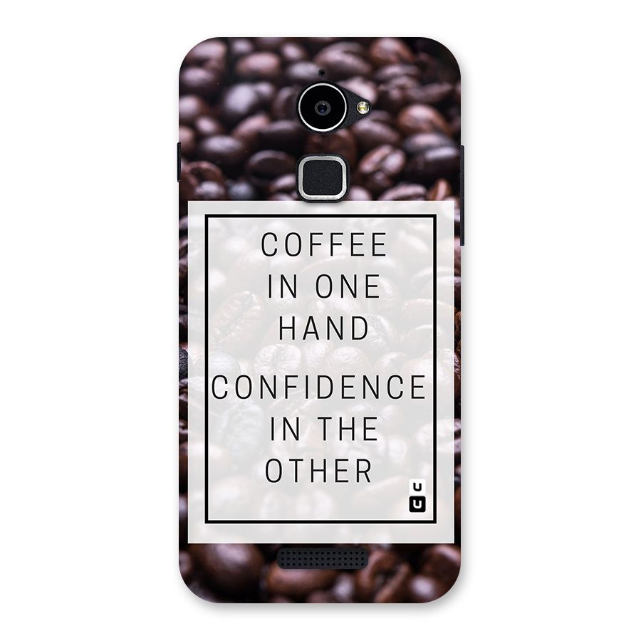 Coffee Confidence Quote Back Case for Coolpad Note 3 Lite