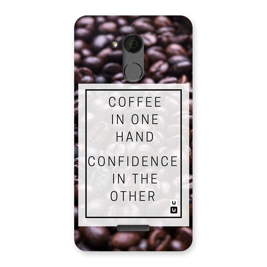 Coffee Confidence Quote Back Case for Coolpad Note 5