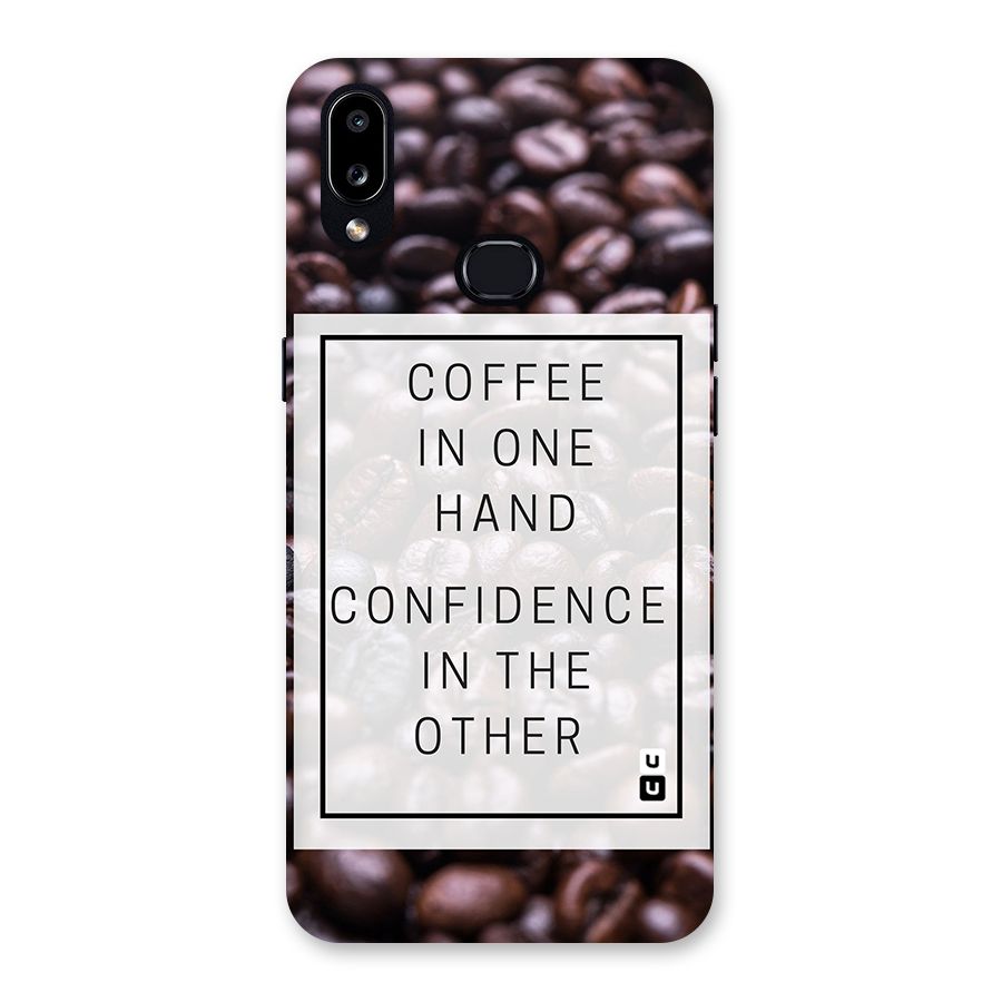 Coffee Confidence Quote Back Case for Galaxy A10s