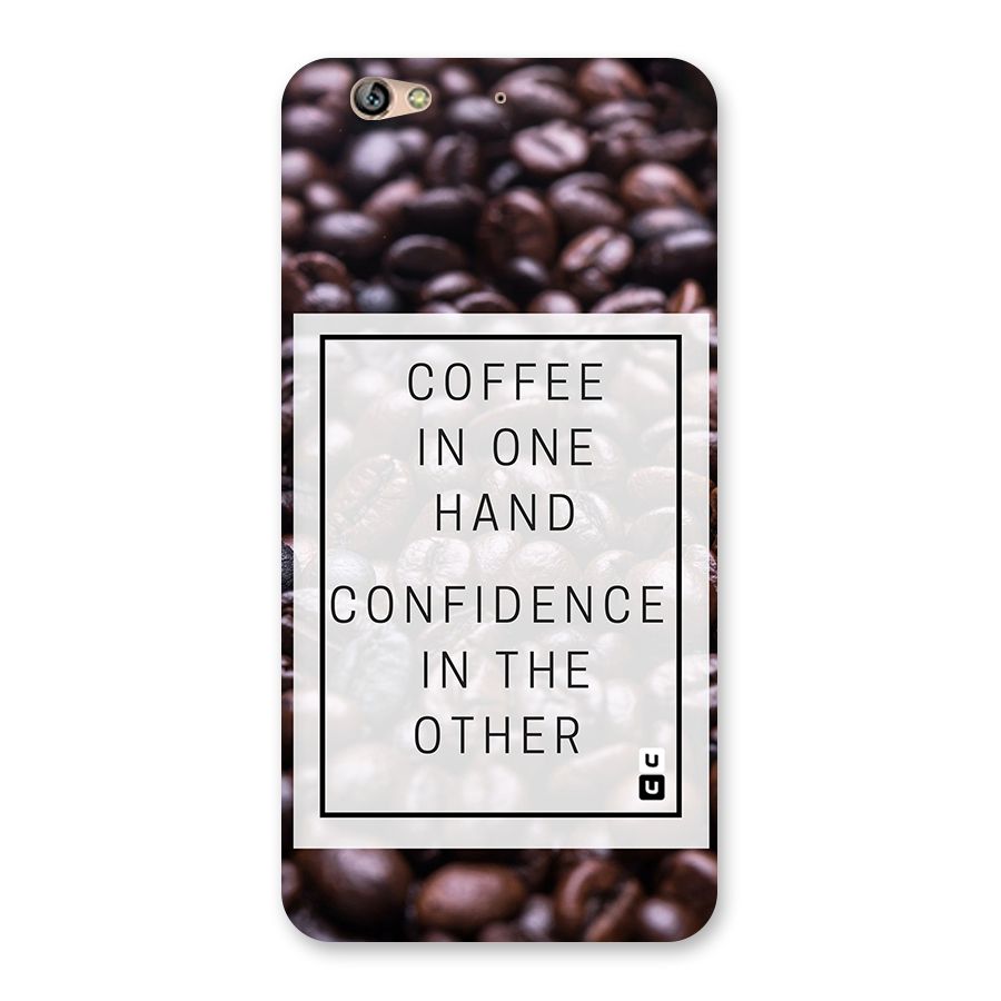 Coffee Confidence Quote Back Case for Gionee S6