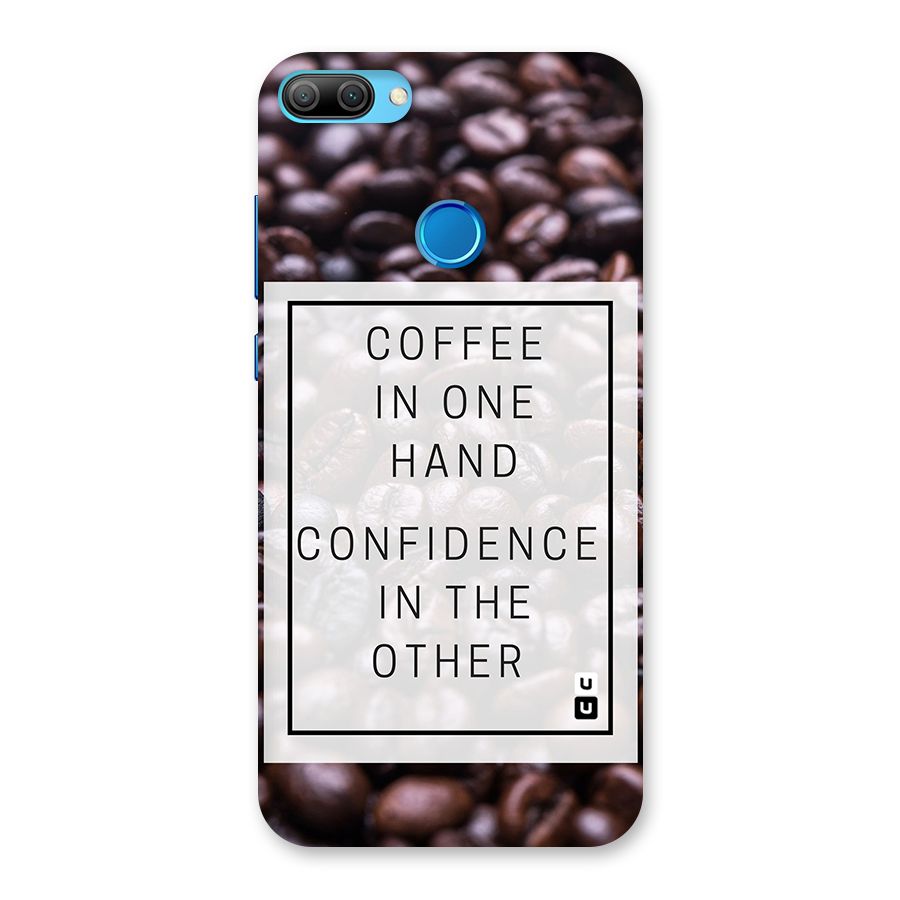 Coffee Confidence Quote Back Case for Honor 9N