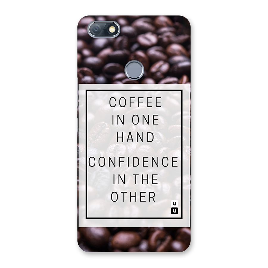 Coffee Confidence Quote Back Case for Infinix Note 5
