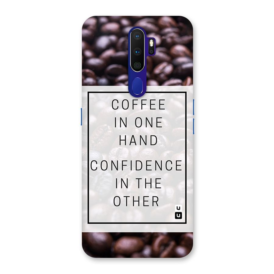 Coffee Confidence Quote Back Case for Oppo A9 (2020)