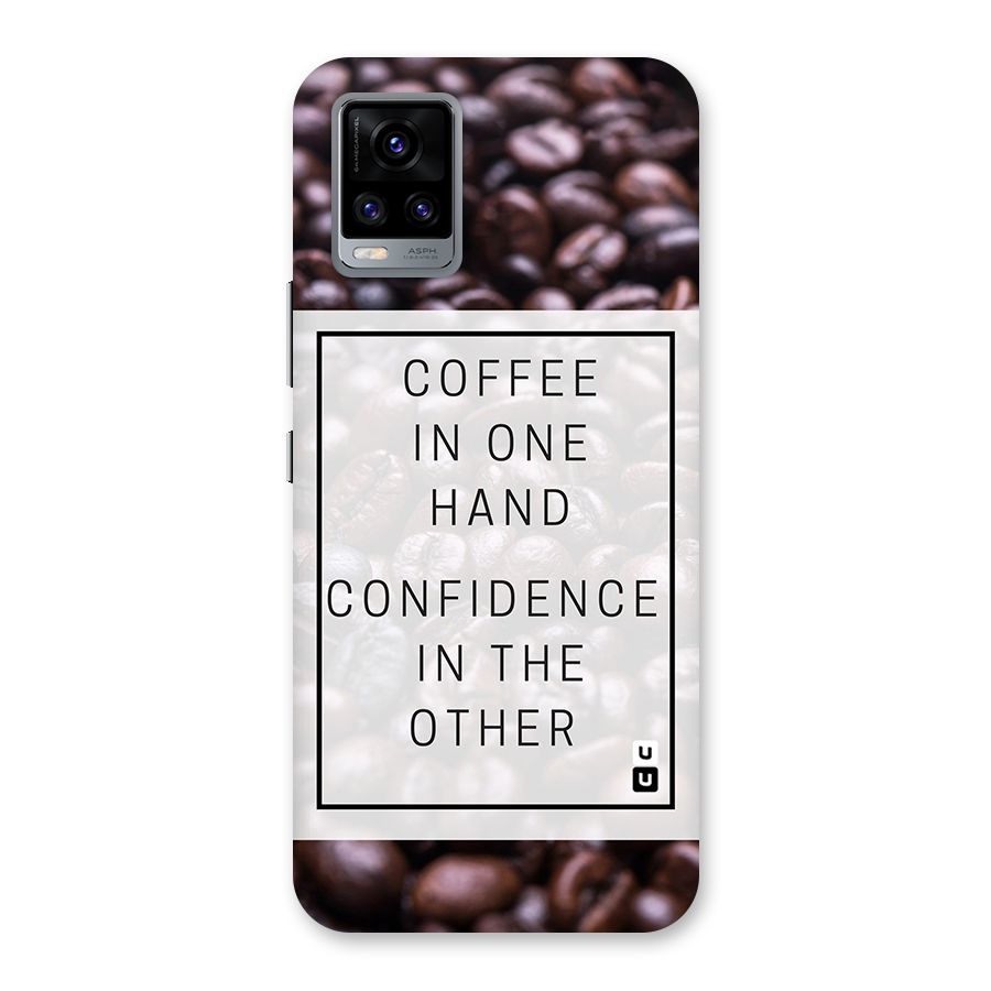 Coffee Confidence Quote Back Case for Vivo V20