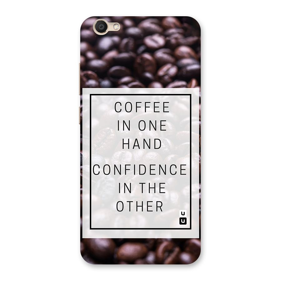 Coffee Confidence Quote Back Case for Vivo V5