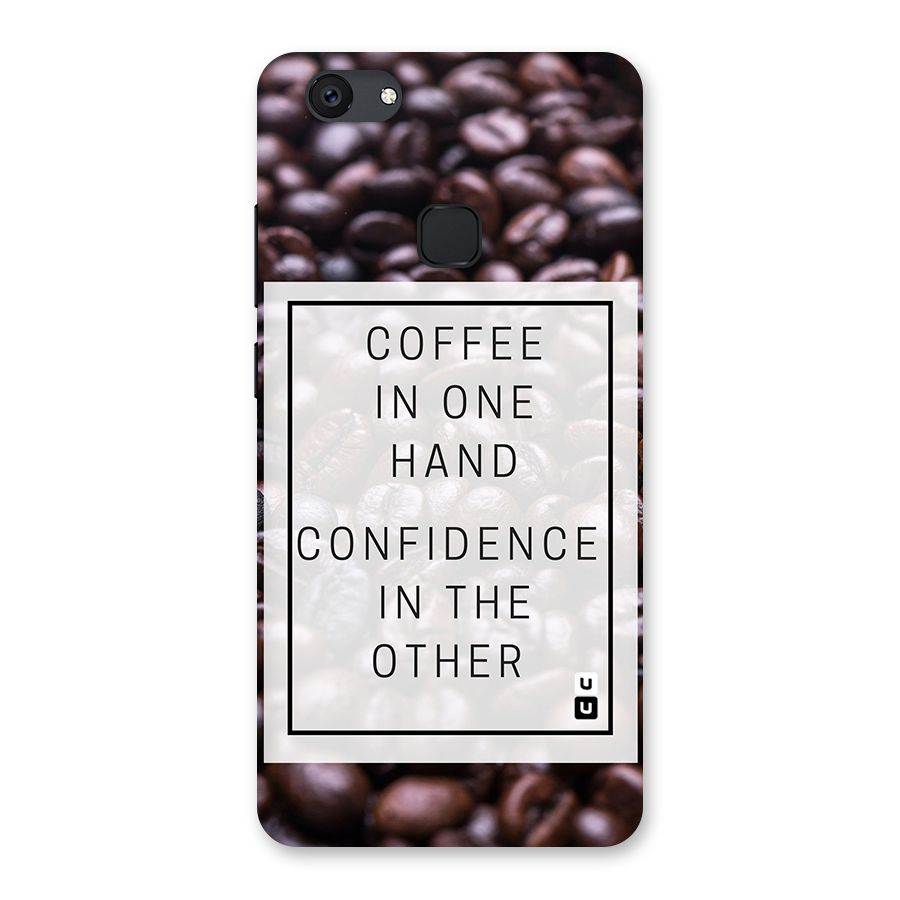 Coffee Confidence Quote Back Case for Vivo V7 Plus