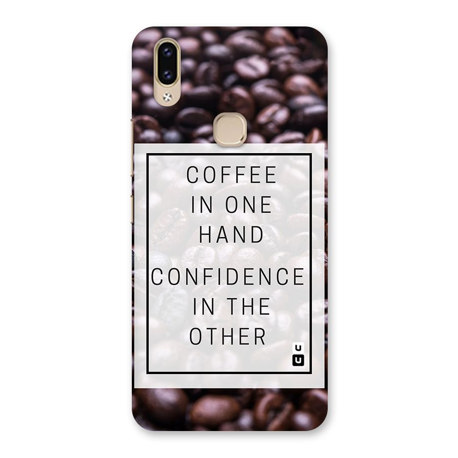 Coffee Confidence Quote Back Case for Vivo V9 Youth