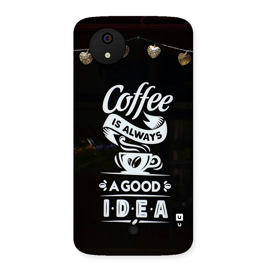 Coffee Idea Back Case for Canvas A1  AQ4501