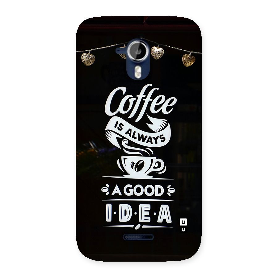 Coffee Idea Back Case for Canvas Magnus A117