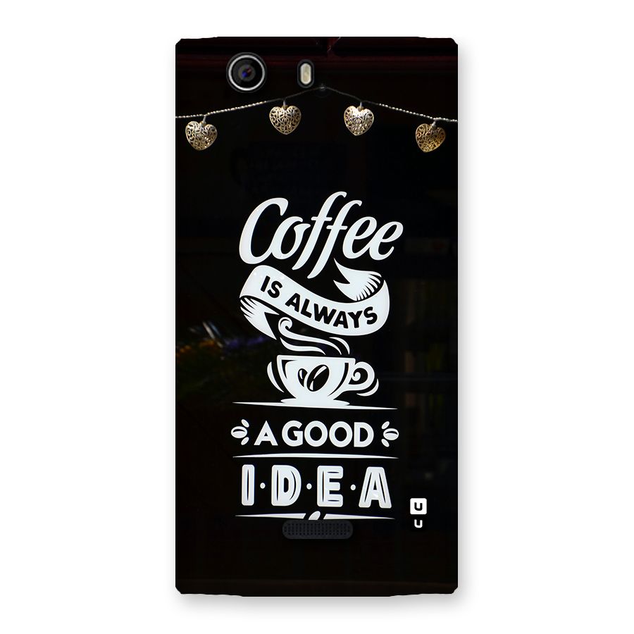 Coffee Idea Back Case for Canvas Nitro 2 E311