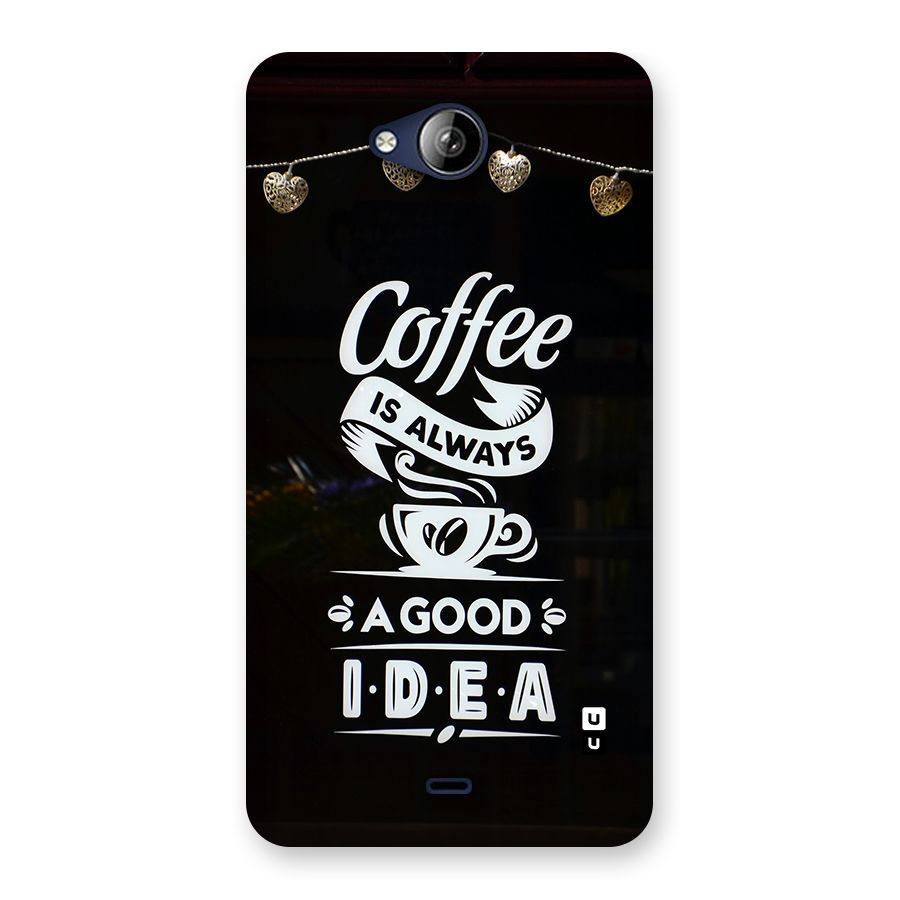 Coffee Idea Back Case for Canvas Play Q355
