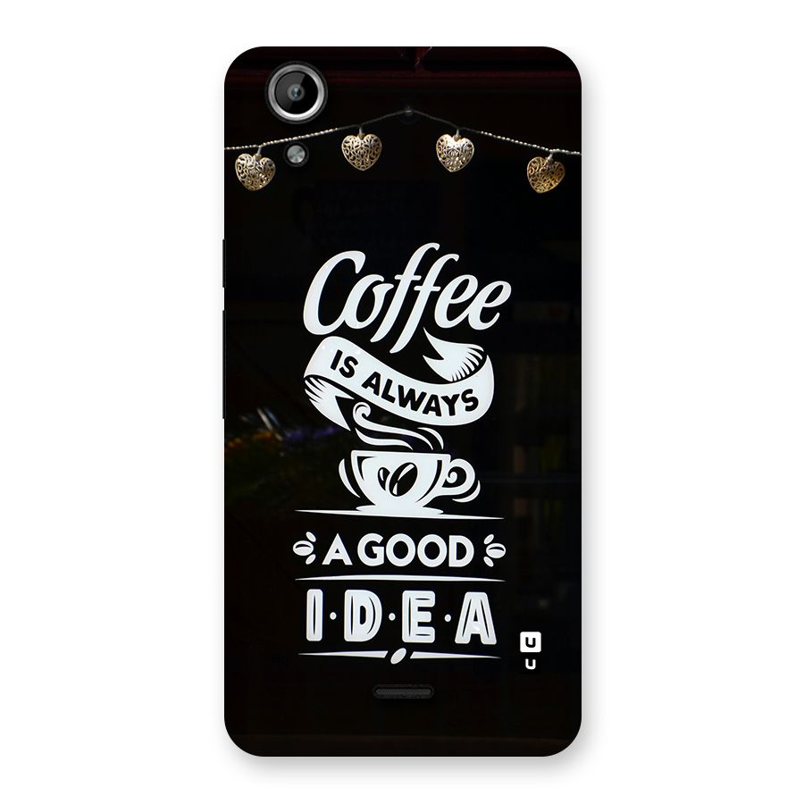 Coffee Idea Back Case for Canvas Selfie Lens Q345