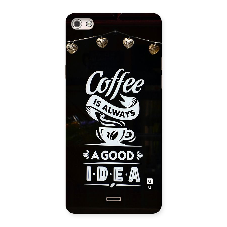 Coffee Idea Back Case for Canvas Silver 5