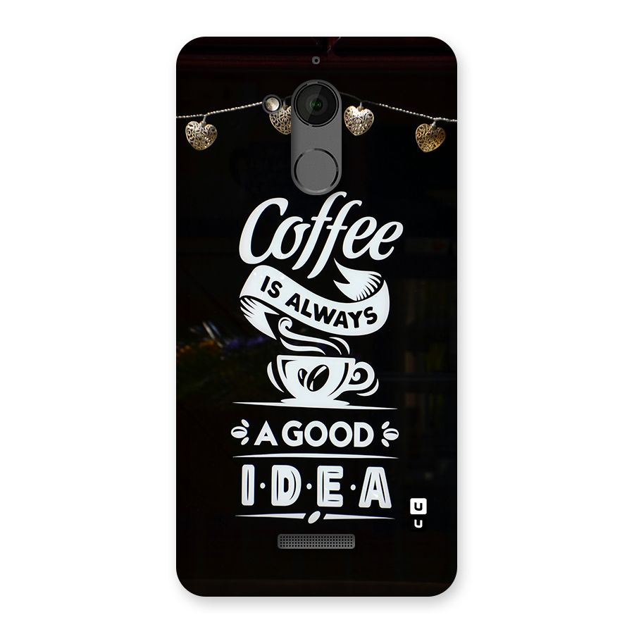 Coffee Idea Back Case for Coolpad Note 5