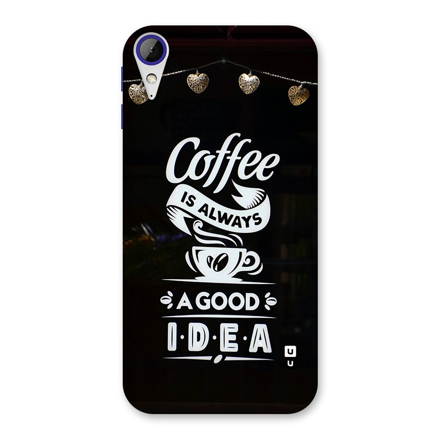 Coffee Idea Back Case for Desire 830
