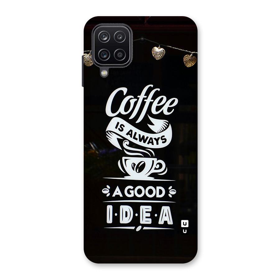 Coffee Idea Back Case for Galaxy A12