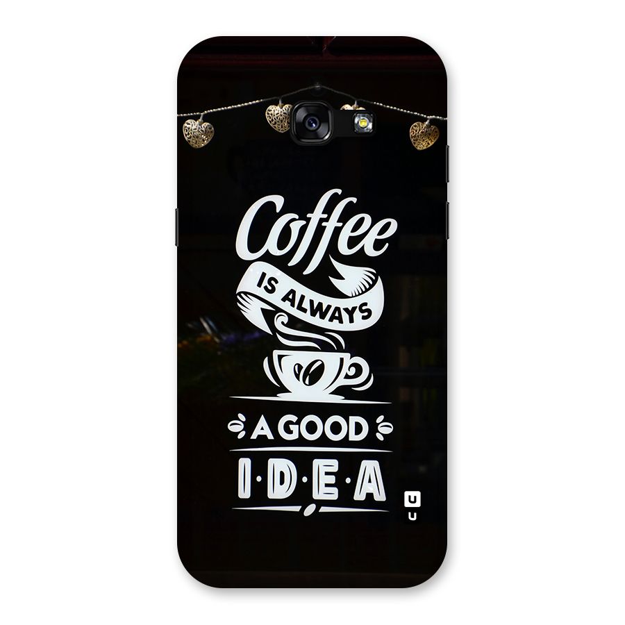 Coffee Idea Back Case for Galaxy A5 2017