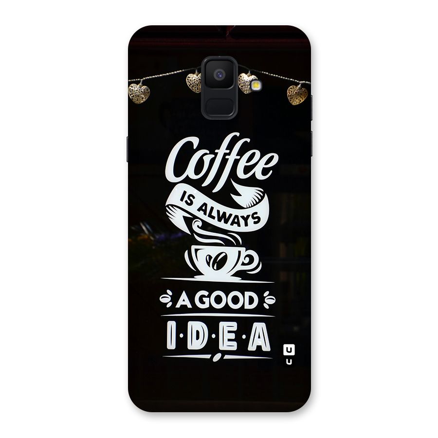 Coffee Idea Back Case for Galaxy A6 (2018)