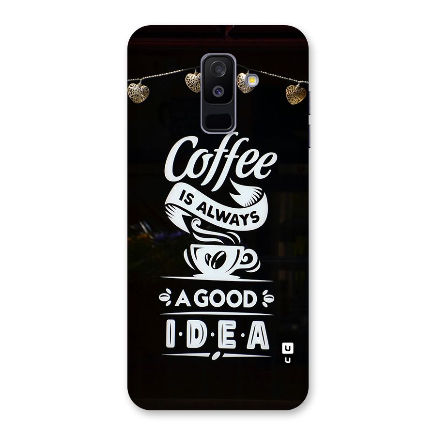 Coffee Idea Back Case for Galaxy A6 Plus