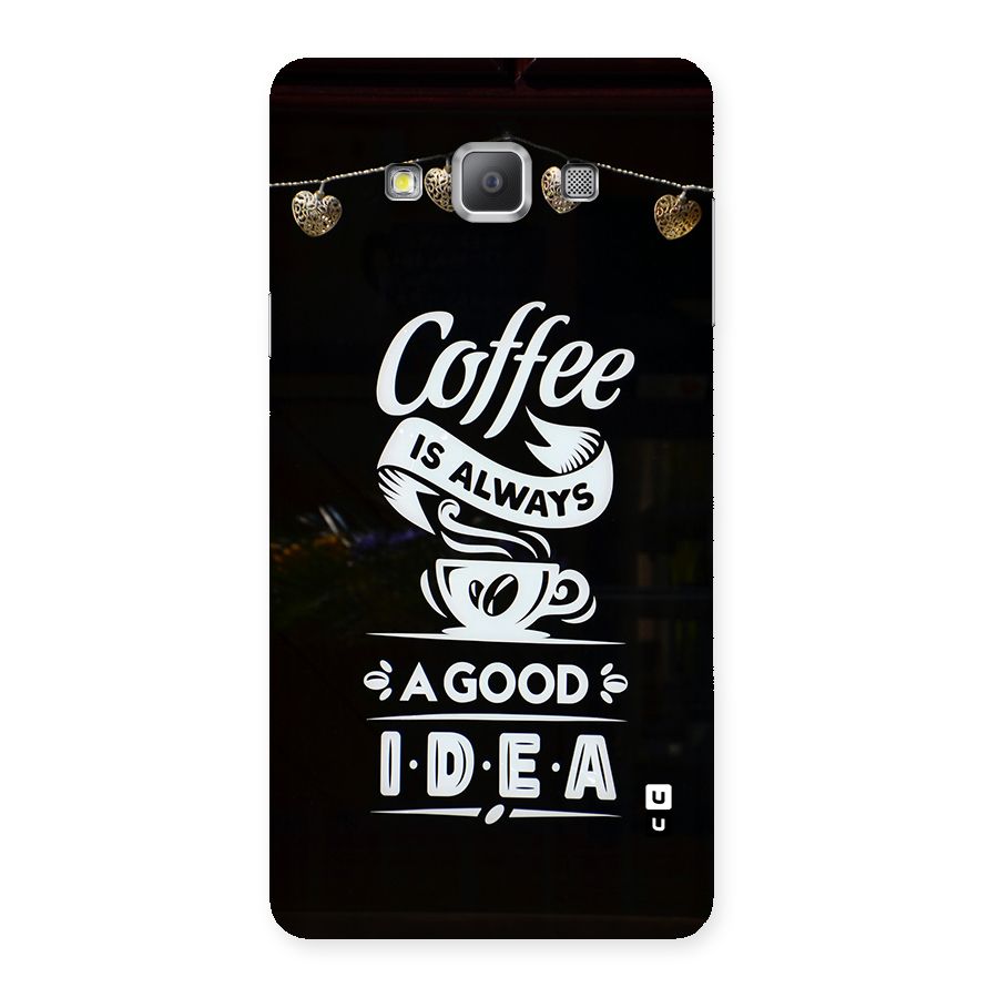 Coffee Idea Back Case for Galaxy A7