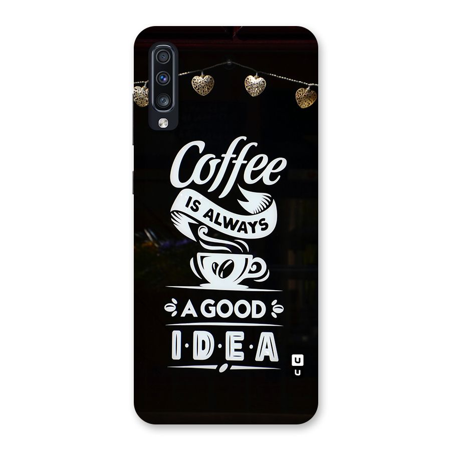 Coffee Idea Back Case for Galaxy A70