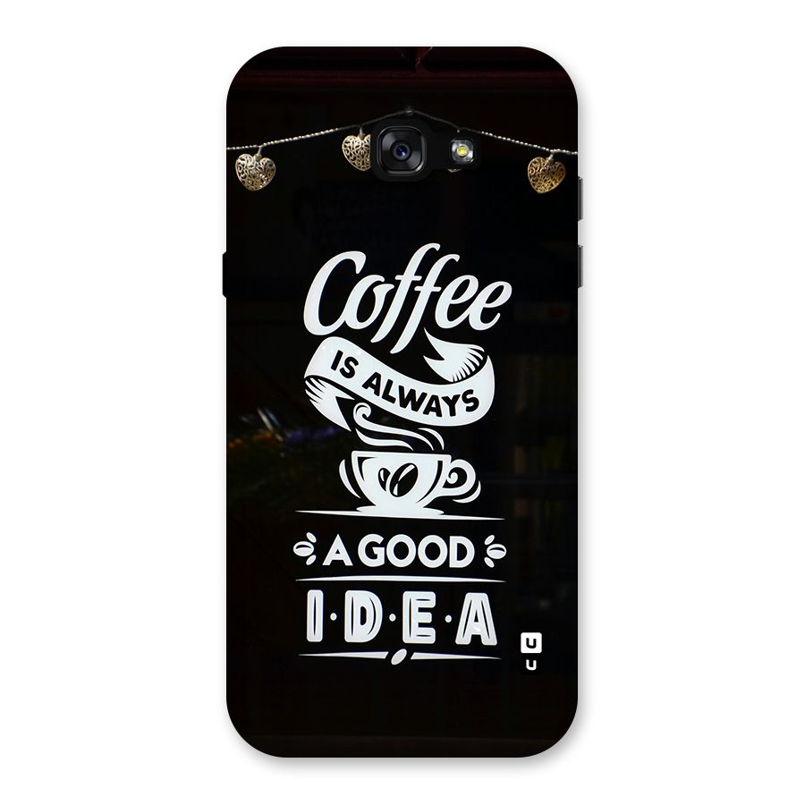 Coffee Idea Back Case for Galaxy A7 (2017)